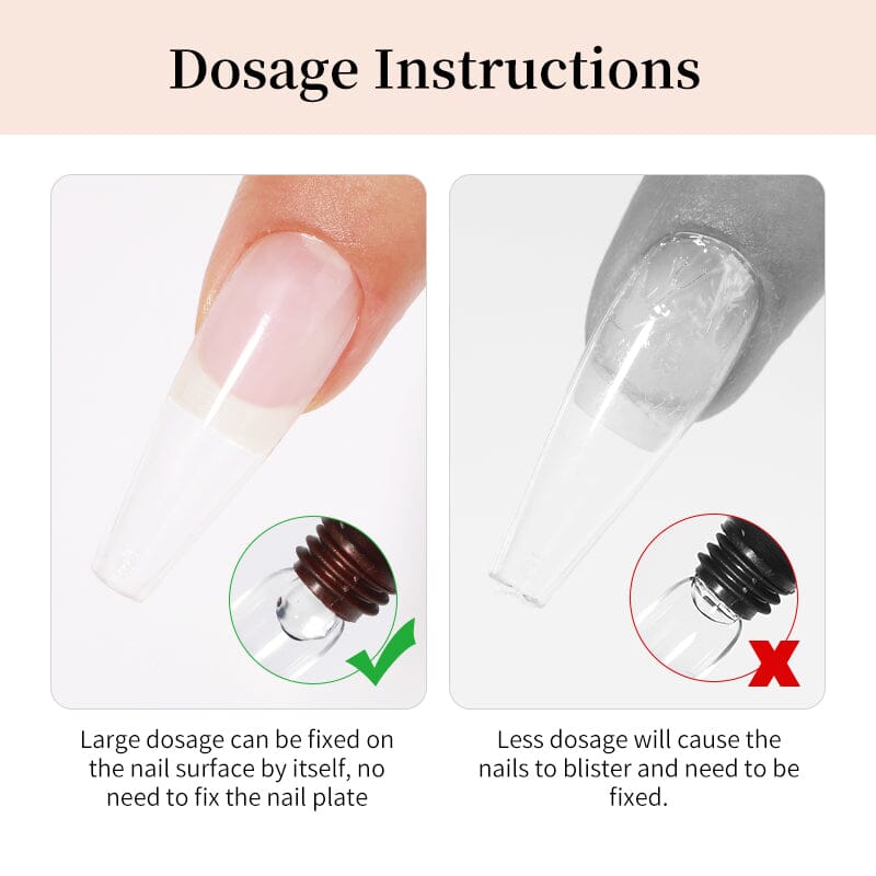 Transparent Nail Tips Gel 15g Tools & Accessories BORN PRETTY 