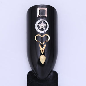 12 Size Different Metal 3D Nail Wheel Decoration DIY Nails BORN PRETTY 