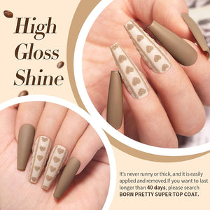 Coffee Latte - 6 Colors 10ml Gel Nail Polish Set Gel Nail Polish BORN PRETTY 